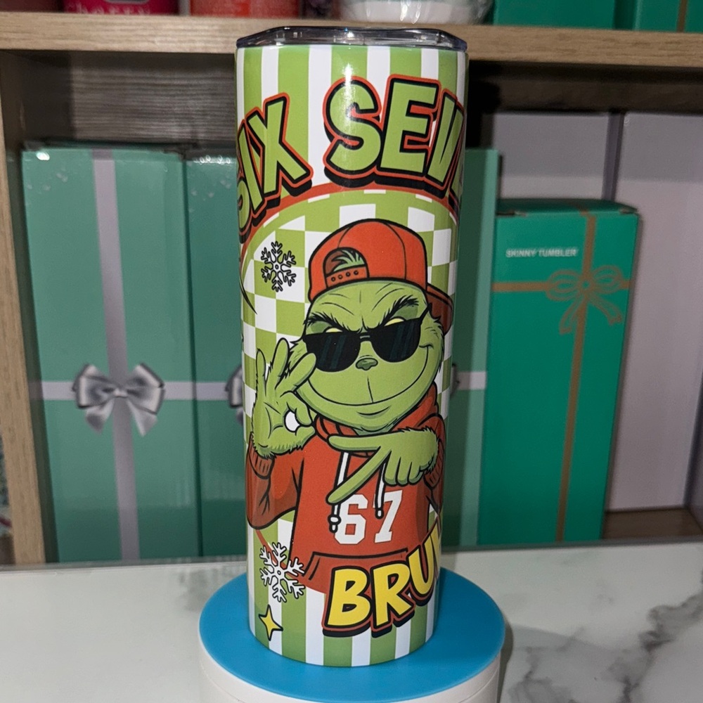 20oz Six Seven Grinch Tumbler